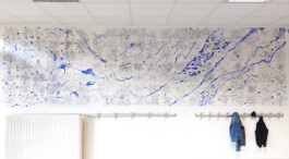 Fresque CTEAC Ecole Moselly 2024 ©Yumi Takeuchi et Paul Hommage